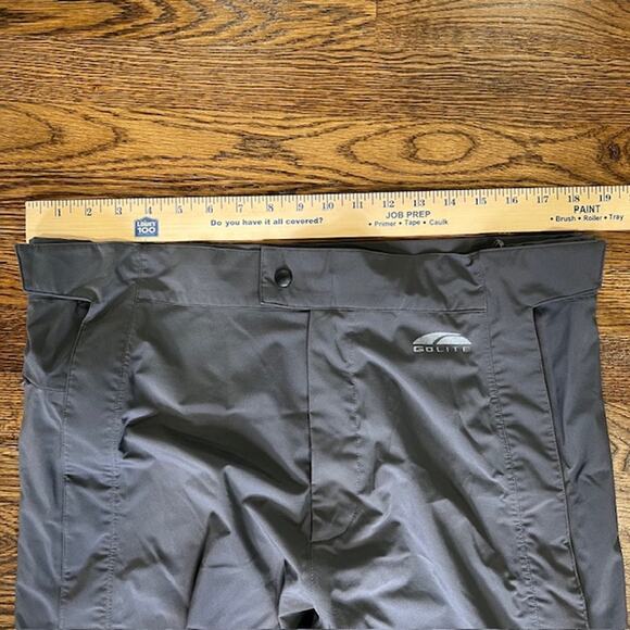 GoLite Paradigm Full Zip Off Hiking Pants Mens L Gray Waterproof Outdoor Stretch - Picture 8 of 10